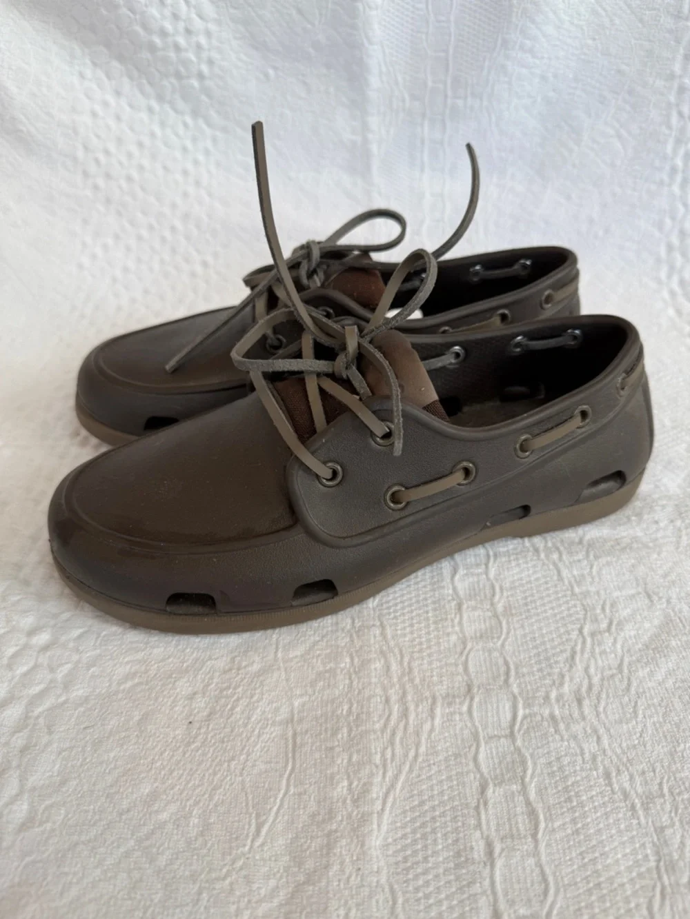 Crocs Brown Boat Shoe Men’s Size 7 206338